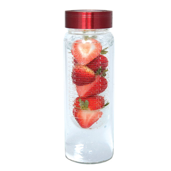500 ml (17 fl oz) Water Bottle with Fruit Infuser, D1-WB8437