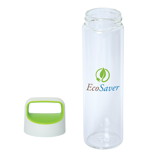600 ml (20 fl oz) Glass Water Bottle, D1-WB8480