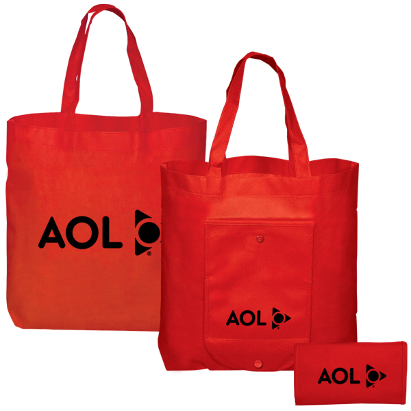 Folding Non Woven Tote, D1-NW4733 Folding Non Woven Tote, D1-NW4733