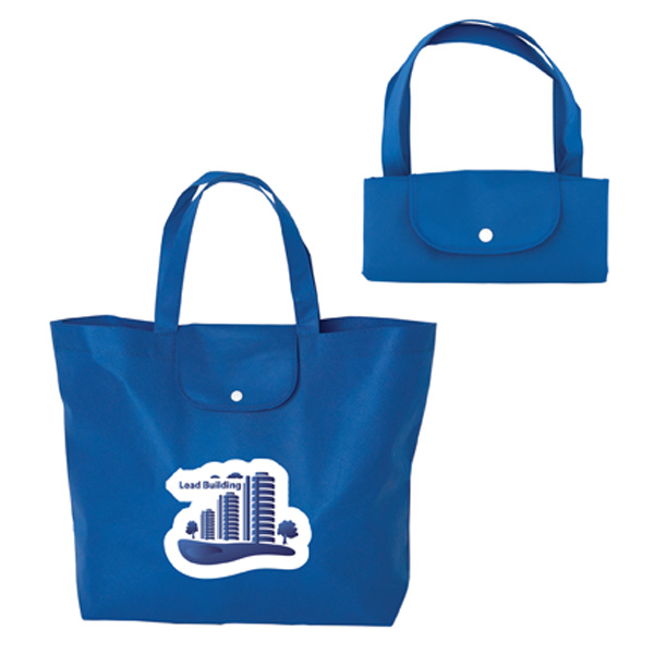 Go-Time Gatherer Folding Non Woven Tote Bag, D1-NW6419 Go-Time Gatherer Folding Non Woven Tote Bag, D1-NW6419