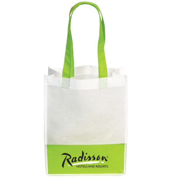 Non Woven ‘Mini Stripe’ Tote, D1-NW6959 Non Woven ‘Mini Stripe’ Tote, D1-NW6959