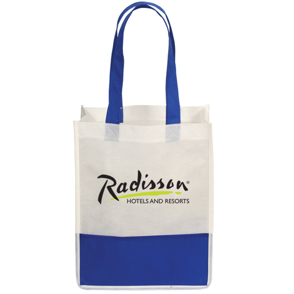 Non Woven ‘Mini Stripe’ Tote, D1-NW6959 Non Woven ‘Mini Stripe’ Tote, D1-NW6959