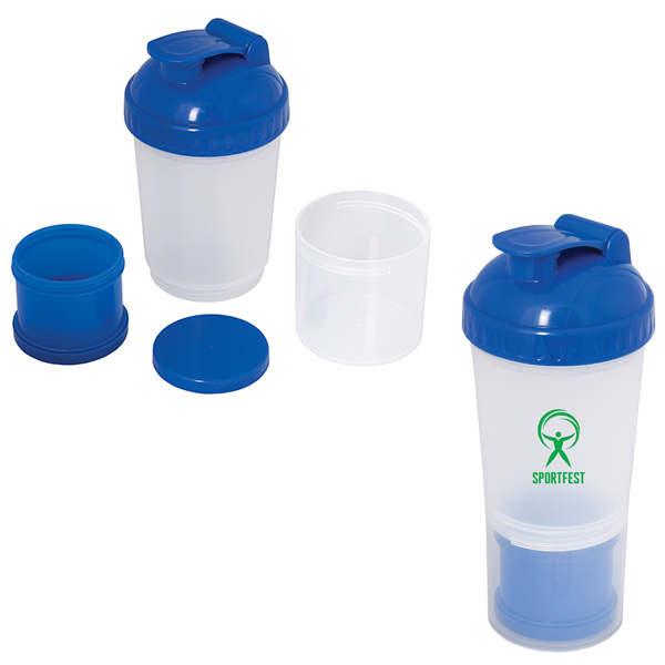 Fitness Fanatic 600 ml (20 fl oz) Shaker Bottle, D1-WB6434