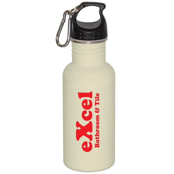 Wide Mouth 500 Ml (17 fl oz) Stainless Steel Water Bottle, D1-WB7075