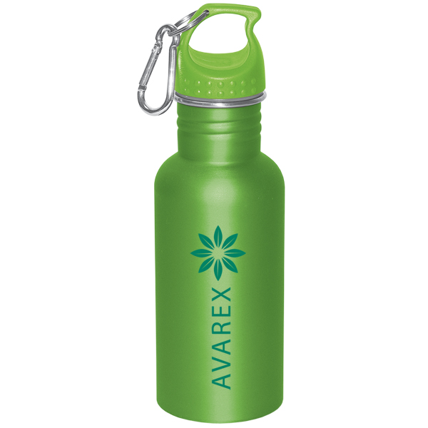 Wide Mouth 500 Ml (17 fl oz) Stainless Steel Water Bottle, D1-WB7075