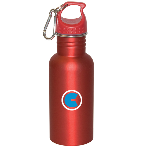 Wide Mouth 500 Ml (17 fl oz) Stainless Steel Water Bottle, D1-WB7075