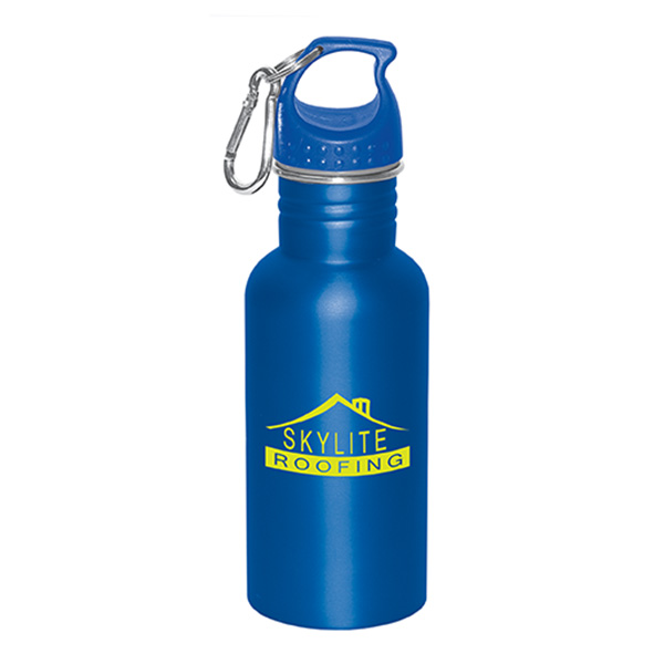 Wide Mouth 500 Ml (17 fl oz) Stainless Steel Water Bottle, D1-WB7075