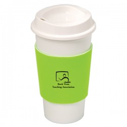Nyc Plastic Cup with Neoprene Sleeve, D1-DA7437 Nyc Plastic Cup with Neoprene Sleeve, D1-DA7437