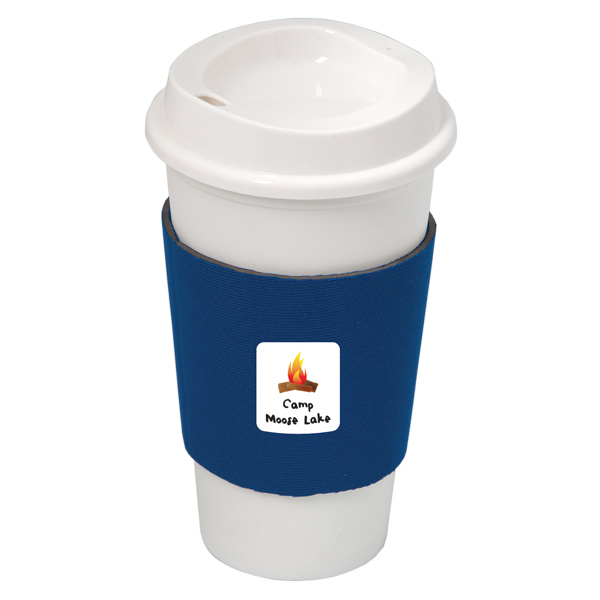 Nyc Plastic Cup with Neoprene Sleeve, D1-DA7437 Nyc Plastic Cup with Neoprene Sleeve, D1-DA7437