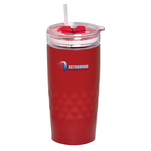 Ronbo 450 ml (15 fl oz) Travel Tumbler with Glass Liner, D1-DA9632