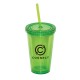 500 ml (17 fl oz) Double Walled Tumbler with Straw, D1-DA7321 500 ml (17 fl oz) Double Walled Tumbler with Straw, D1-DA7321