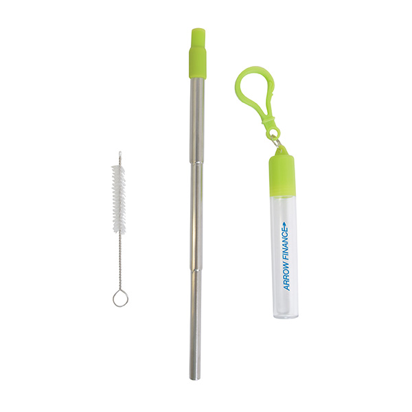 Thermosphere Telescopic Stainless Straw In Case, D1-KP9694