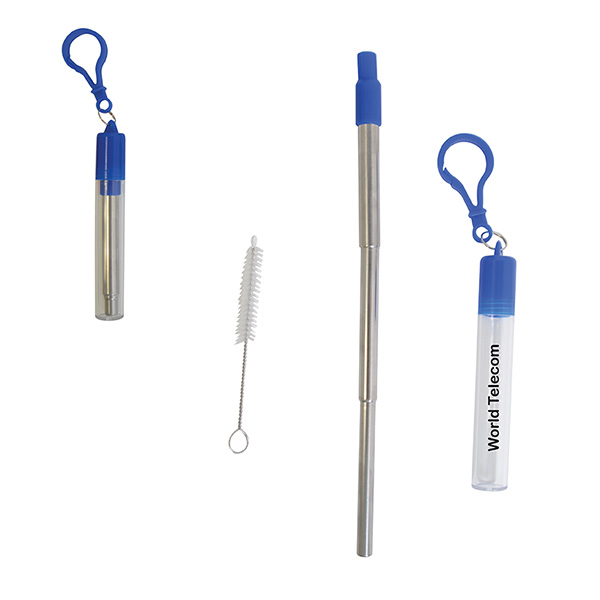 Thermosphere Telescopic Stainless Straw In Case, D1-KP9694