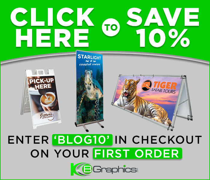 Save on Custom Outdoor Banner Stands Click Here to See Our Custom Outdoor Banner Stands