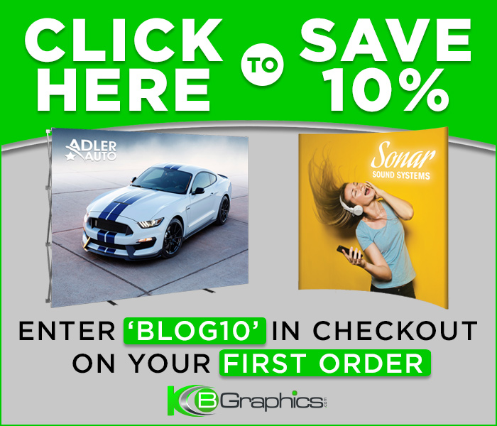 Save on Custom Fabric Displays Click Here to See Our Custom Fabric Displays